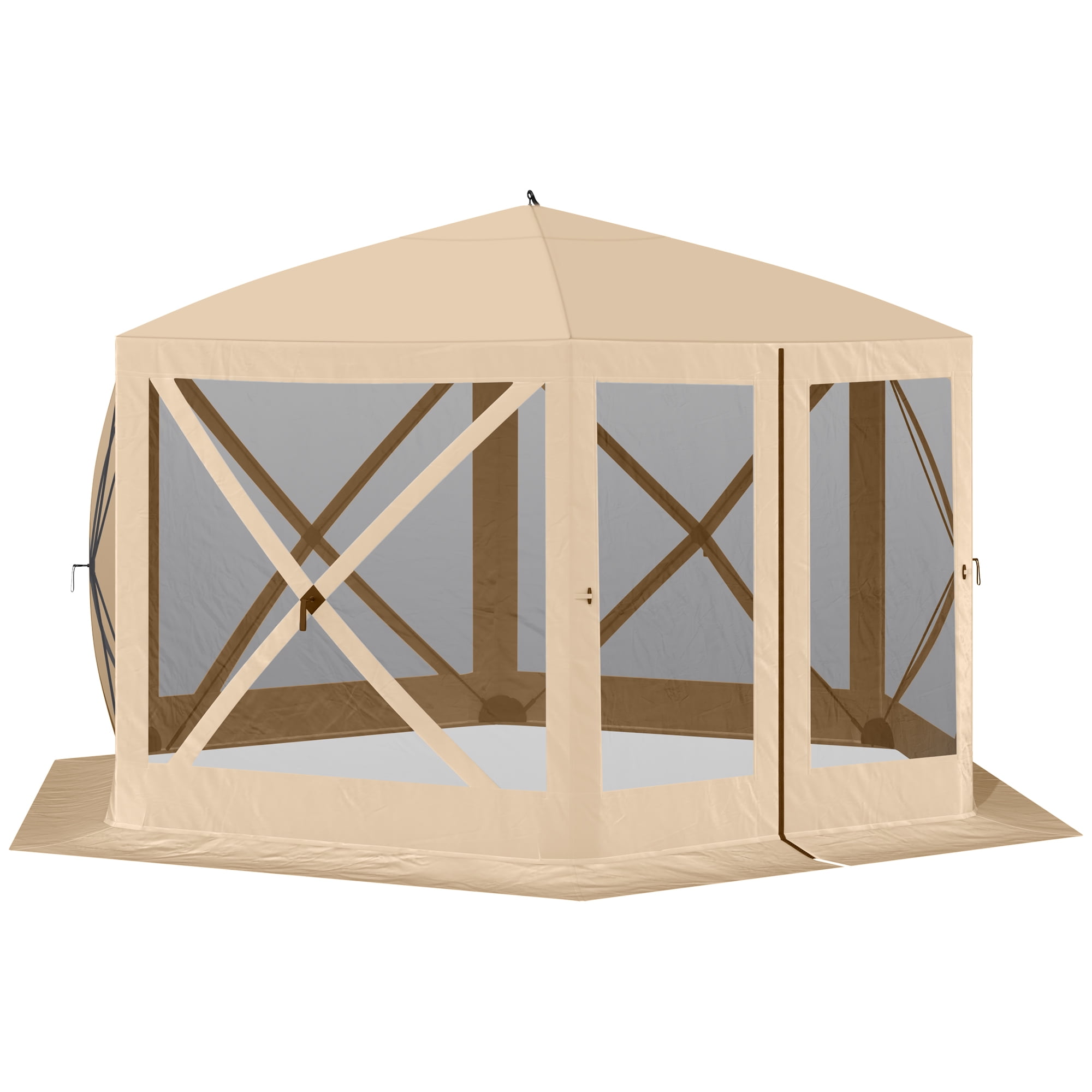 Outsunny-Hexagon-Screen-House-Pop-Up-Tent-Portable-Gazebo-Canopy-Shelter-with-Mesh-Netting-Walls-Carry-Bag-and-Shaded-Interior-12-x-12-Beige_cf82ea24-6e67-4640-9188-c4b7a374cfe6.d2d114a6e92f96c7c2aa3e107392f765.jpeg